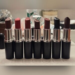 7 Mac Matte Lipstick Bundle plus 2 Mac Liquid Lipstick